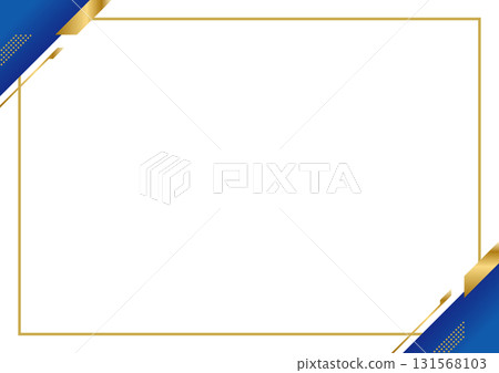 藍色和金色時尚商務背景 17 藍色和金色時尚商務背景 17 131568103