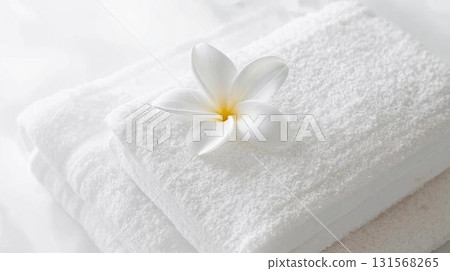 毛巾上的蛋花 131568265