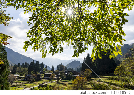 Autumn in Gokayama: Ainokura Gassho-style Village, a World Heritage Site Autumn in Gokayama: Ainokura Gassho-style Village, a World Heritage Site 131568562