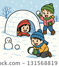 A child playing snow 131568819
