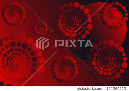 Iridescent Liquid Chrome Ripple Design 131569215