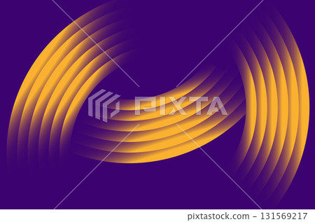 Deep Blue Glass Flow Gradient Art Deep Blue Glass Flow Gradient Art 131569217