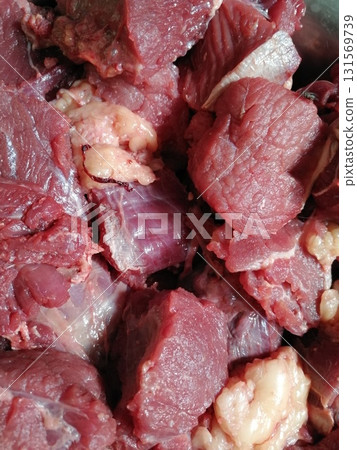 Raw beef steak meat. Delicious mixed Kobe and wagyu beef meat pieces to make famous recipe like barbeque, picanha, bourguignon, goulash, gourmet, stroganoff, ragout etc Raw beef steak meat. Delicious mixed Kobe and wagyu beef meat pieces to make famous recipe like barbeque, picanha, bourguignon, goulash, gourmet, stroganoff, ragout etc 131569739