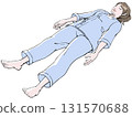 年輕女子正在接受健康檢查/體檢_沒有睡覺的身影 131570688