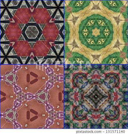 Embroidery design. Specially made for stitch work or printing on cloth, dress, carpet, shawls, pillowcase, curtain, wall covering, floor mat etc. Mixed motifs collected from Indian and Chinese culture 131571140