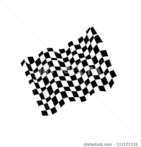 racing flag finish flag Checkered Flag Corner Element  131571319