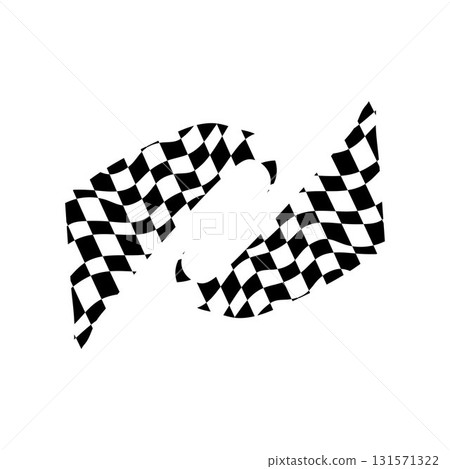 racing flag finish flag Checkered Flag Corner Element racing flag finish flag Checkered Flag Corner Element 131571322