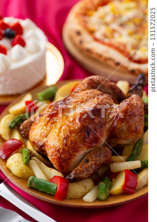 烤雞和聖誕晚餐 131572025