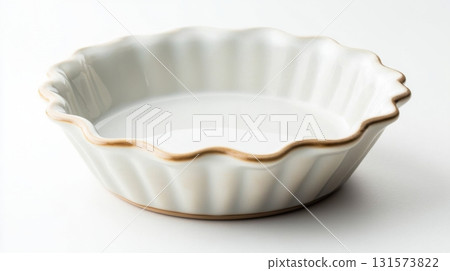 White Fluted Ceramic Ramekin Dish White Fluted Ceramic Ramekin Dish 131573822