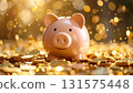 存錢筒和金錢的形象 131575448