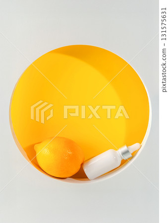 Bottle with oil or serum 131575631