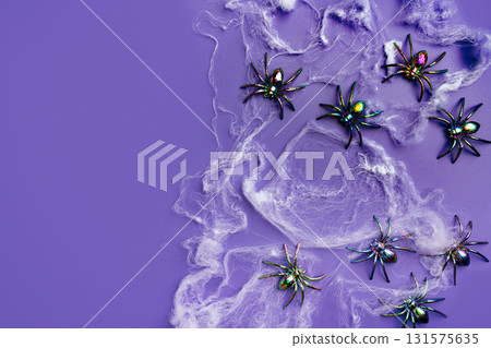 A modern greeting card for Halloween 131575635