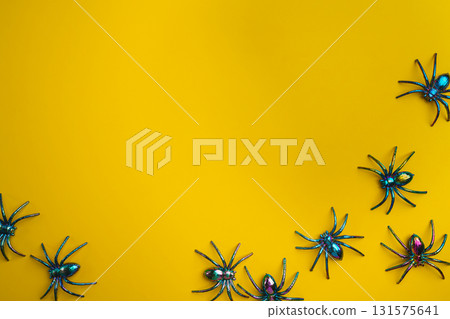 A modern greeting card for Halloween 131575641