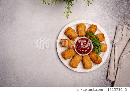 Delicious Potato Croquettes 131575643