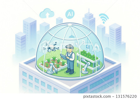 智慧城市農業穹頂 131576220