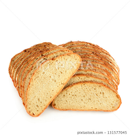 Slices of Homemade Sourdough Bread. Slices of Homemade Sourdough Bread. 131577045