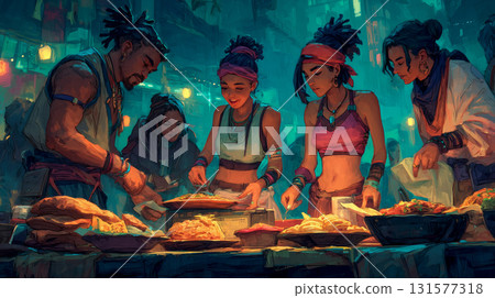Exciting food festival brings diverse culinary enthusiasts together 131577318