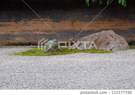 京都龍安寺假山庭園及油泥牆 131577390