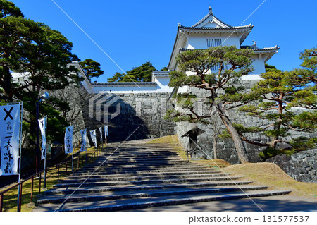 福島縣二本松市二本松城三之輪門石階 福島縣二本松市二本松城三之輪門石階 131577537