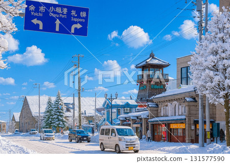 Otaru Otaru Shusse Koji Snow Scenery Otaru Otaru Shusse Koji Snow Scenery 131577590