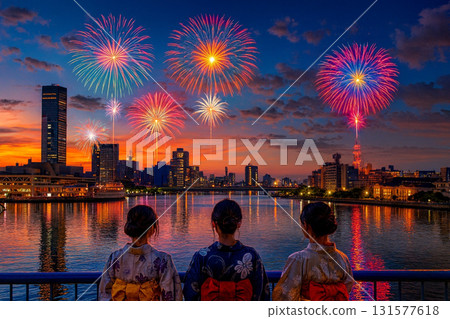 Fireworks at Niigata Port, Toki Messe, and other locations 131577618