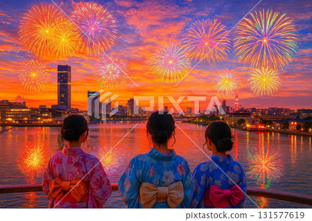 Fireworks at Niigata Port, Toki Messe, and other locations 131577619