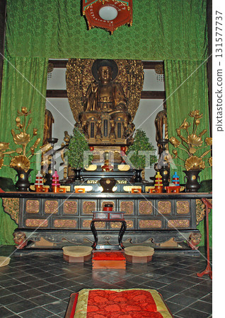 京都宇治萬福寺大佛殿的釋迦如來(釋迦牟尼佛) 京都宇治萬福寺大佛殿的釋迦如來(釋迦牟尼佛) 131577737