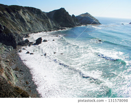 美國加州大蘇爾太平洋海岸的壯麗景色 131578098