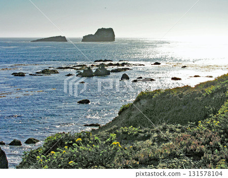 Spectacular views of the Pacific coast in Big Sur, California, USA 131578104