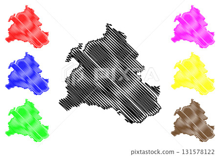 Zabul Province (Islamic Republic of Afghanistan, Provinces of Afghanistan) map vector illustration, scribble sketch Zabul map Zabul Province (Islamic Republic of Afghanistan, Provinces of Afghanistan) map vector illustration, scribble sketch Zabul map 131578122