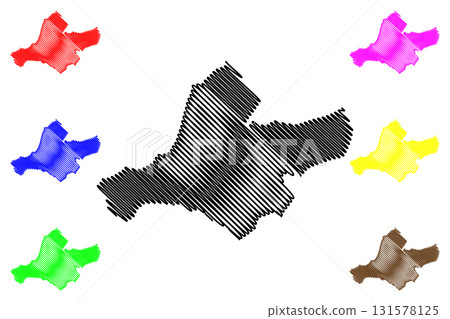 Ain Temouchent Province (Provinces of Algeria, Peoples Democratic Republic of Algeria) map vector illustration, scribble sketch Ain Temouchent map Ain Temouchent Province (Provinces of Algeria, Peoples Democratic Republic of Algeria) map vector illustration, scribble sketch Ain Temouchent map 131578125