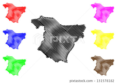 Bouira Province (Provinces of Algeria, Peoples Democratic Republic of Algeria) map vector illustration, scribble sketch Bouira map Bouira Province (Provinces of Algeria, Peoples Democratic Republic of Algeria) map vector illustration, scribble sketch Bouira map 131578182