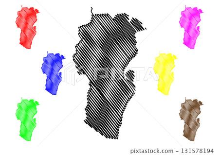 Khenchela Province (Provinces of Algeria, Peoples Democratic Republic of Algeria) map vector illustration, scribble sketch Khenchela map Khenchela Province (Provinces of Algeria, Peoples Democratic Republic of Algeria) map vector illustration, scribble sketch Khenchela map 131578194