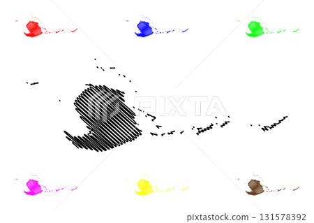 Isla de la Juventud (Republic of Cuba, Special Municipality of Cuba) map vector illustration, scribble sketch Isle of Pines map Isla de la Juventud (Republic of Cuba, Special Municipality of Cuba) map vector illustration, scribble sketch Isle of Pines map 131578392