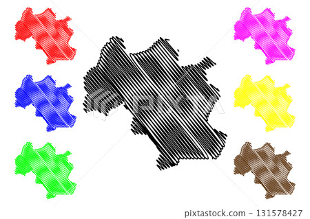 Mamou Region (Subdivisions of Guinea, Guinea-Conakry, French Guinea) map vector illustration, scribble sketch Mamou map Mamou Region (Subdivisions of Guinea, Guinea-Conakry, French Guinea) map vector illustration, scribble sketch Mamou map 131578427
