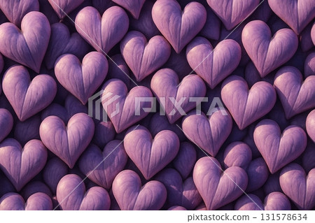 Background of purple hearts Background of purple hearts 131578634