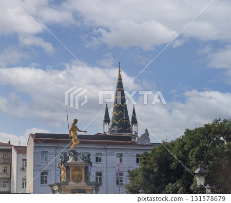 09.09.2025 - Batumi, Georgia - View of Europe Square 131578679