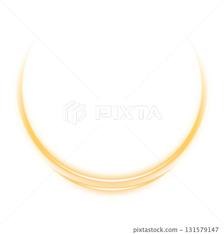 Orange glowing arc (transparent background) 131579147