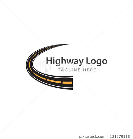 Highway Logo Template Icon Symbol - Vector Highway Logo Template Icon Symbol - Vector 131579318
