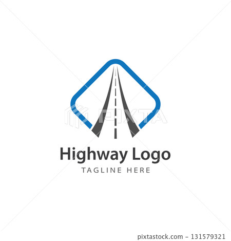 Highway Logo Template  Icon  Symbol - Vector 131579321