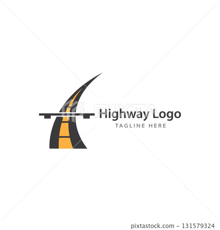 Highway Logo Template Icon Symbol - Vector Highway Logo Template Icon Symbol - Vector 131579324