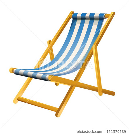 beach chair realistic style beach chair realistic style 131579589