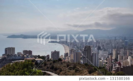 Aerial video captures a vibrant coastal citys beauty and nature 131580166
