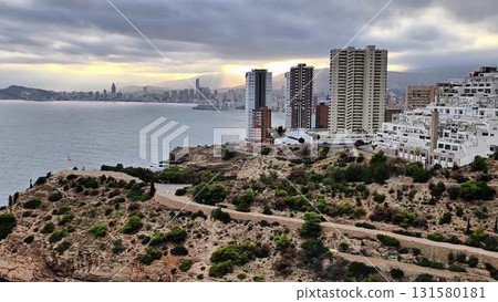 Aerial footage captures a coastal citys beauty and charming views Aerial footage captures a coastal citys beauty and charming views 131580181