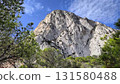 Experience a stunning mountain view surrounded by lush greenery and vibrant nature beauty 131580488