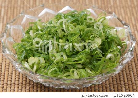 Chopped green onions Chopped green onions 131580604