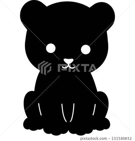 Cute Animal Silhouettes 131580652