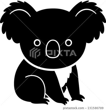 Cute Animal Silhouettes 131580789