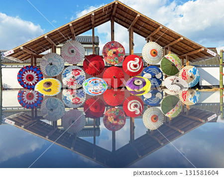 山鹿燈籠浪漫：百色裝飾的日本傘 131581604
