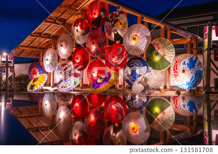 山鹿燈籠的浪漫：日本傘的百種顏色 131581708